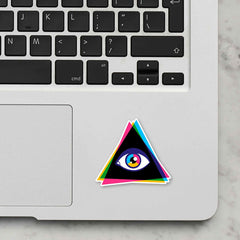 Illuminati Psych Laptop Sticker