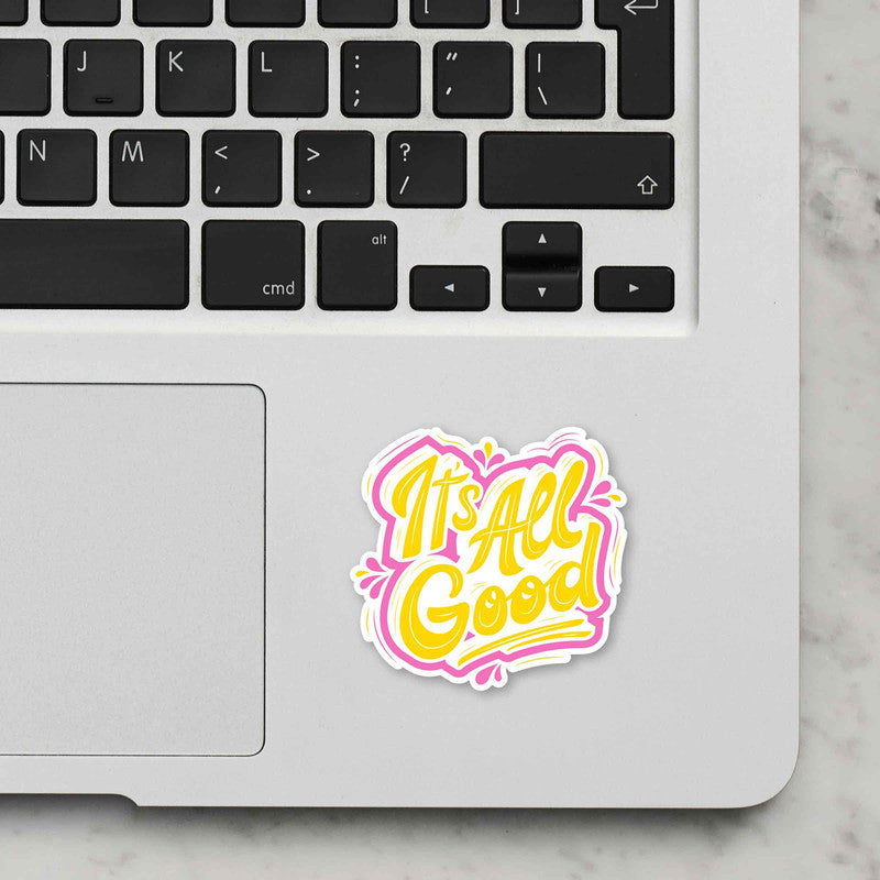 Its All Good Laptop Sticker Secondary image