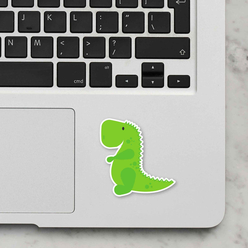 Kid Dino Laptop Sticker