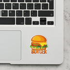 Burger 2 Laptop Sticker
