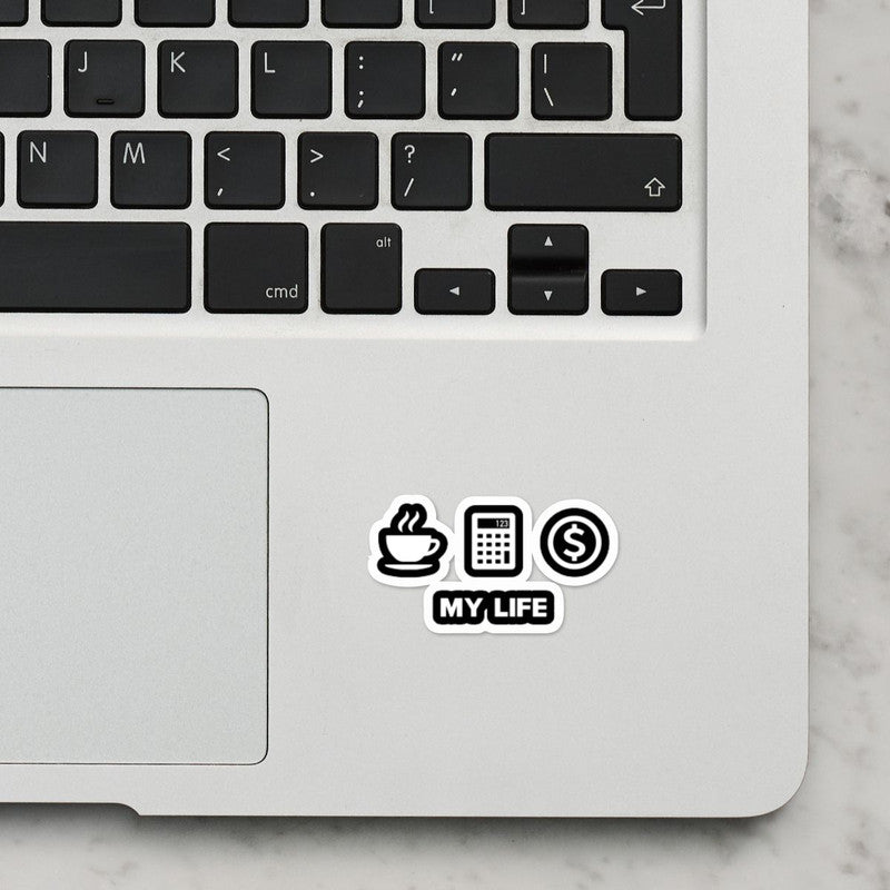 My Life Laptop Sticker Secondary image