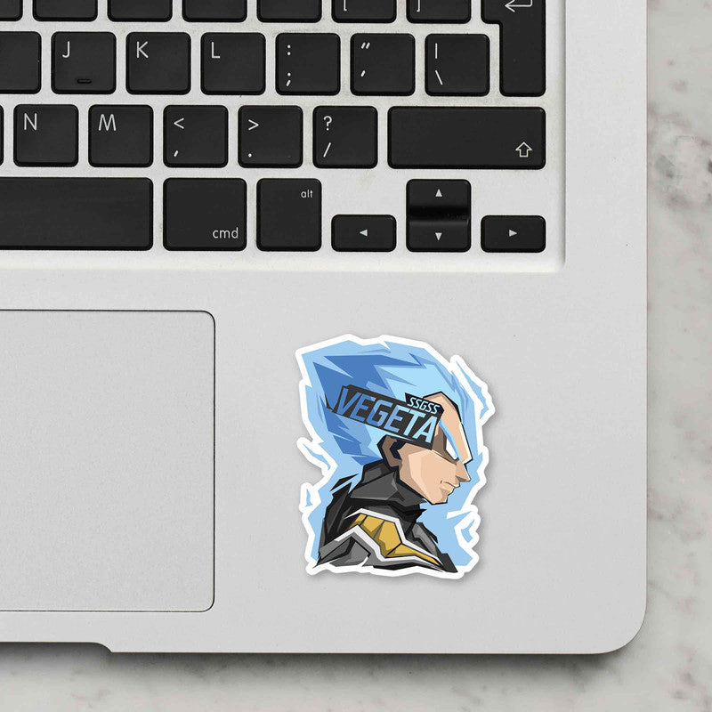 SSGSS  Vegeta Laptop Sticker Secondary image