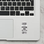 Substantial Coffee Laptop Sticker
