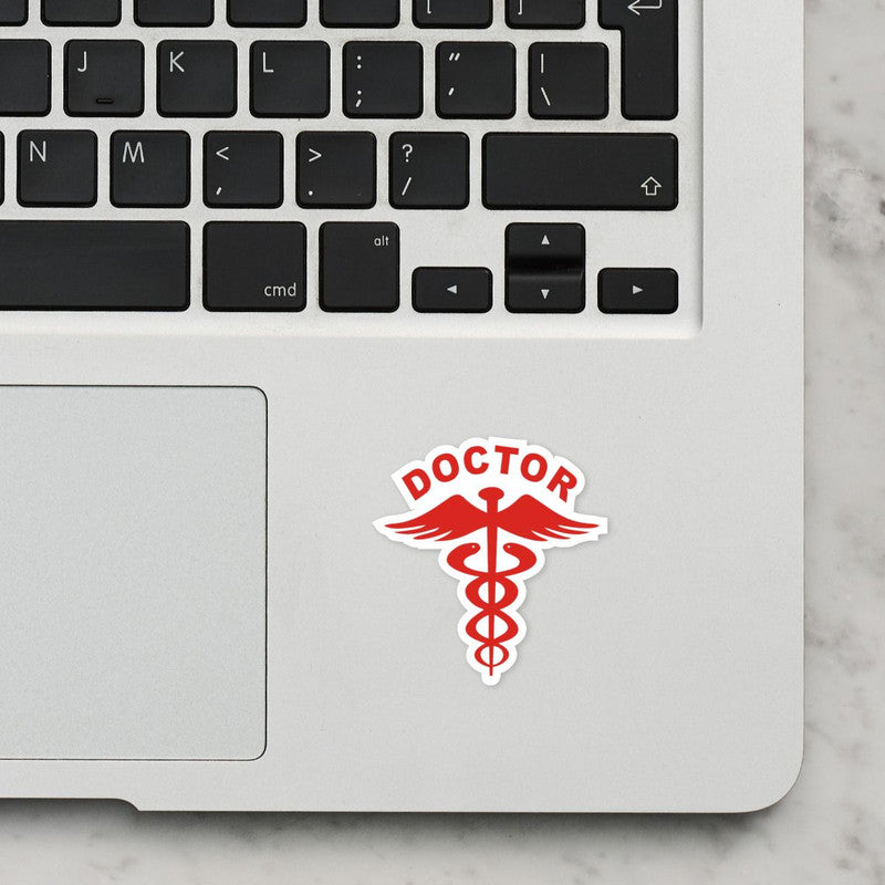 Doctor Logo Laptop Sticker Secondary image