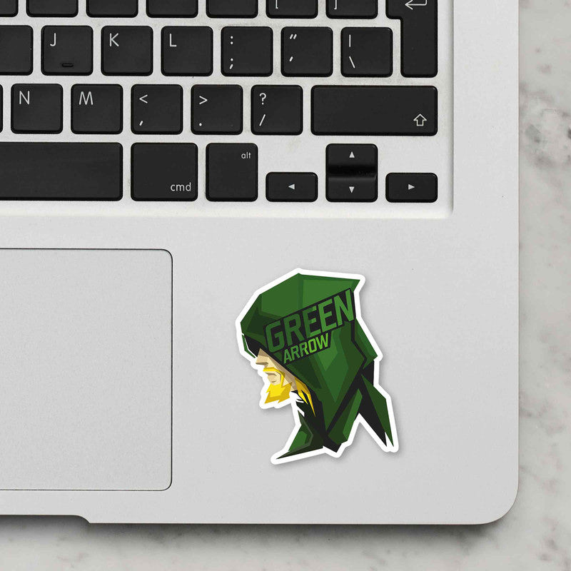 Green Arrow Laptop Sticker Secondary image