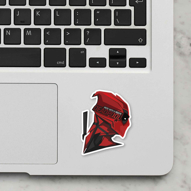 Dead in pool Laptop Sticker Secondary image