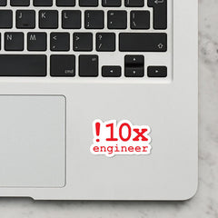 10x Engineer Laptop Sticker