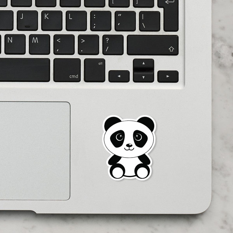 Panda 2 Laptop Sticker Secondary image
