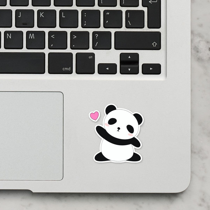 Panda 4 Laptop Sticker Secondary image
