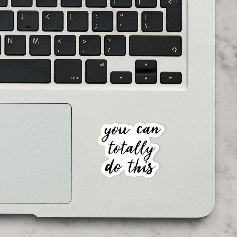 You Can Laptop Sticker Secondary image