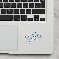 Flight Laptop Sticker