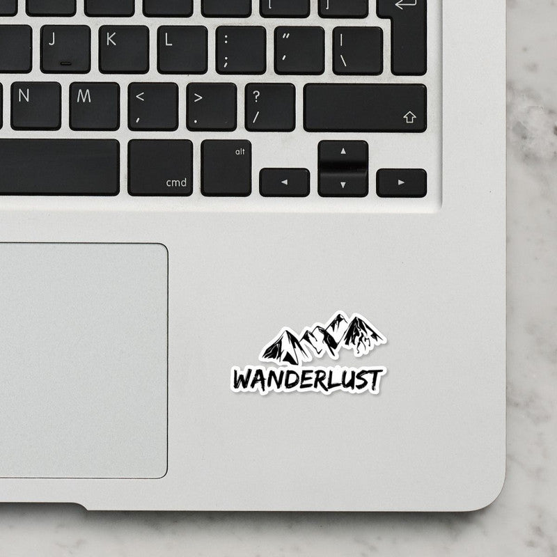 Wanderlust Laptop Sticker Secondary image