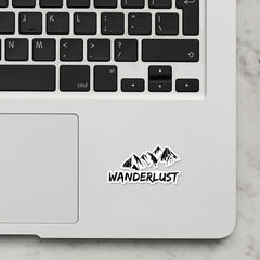 Wanderlust Laptop Sticker