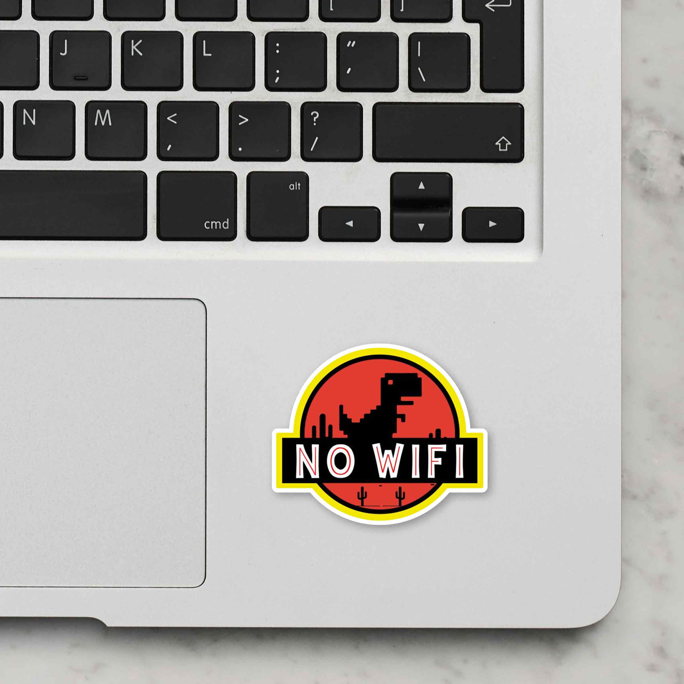No WiFi Laptop Sticker Secondary image