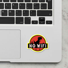 No WiFi Laptop Sticker