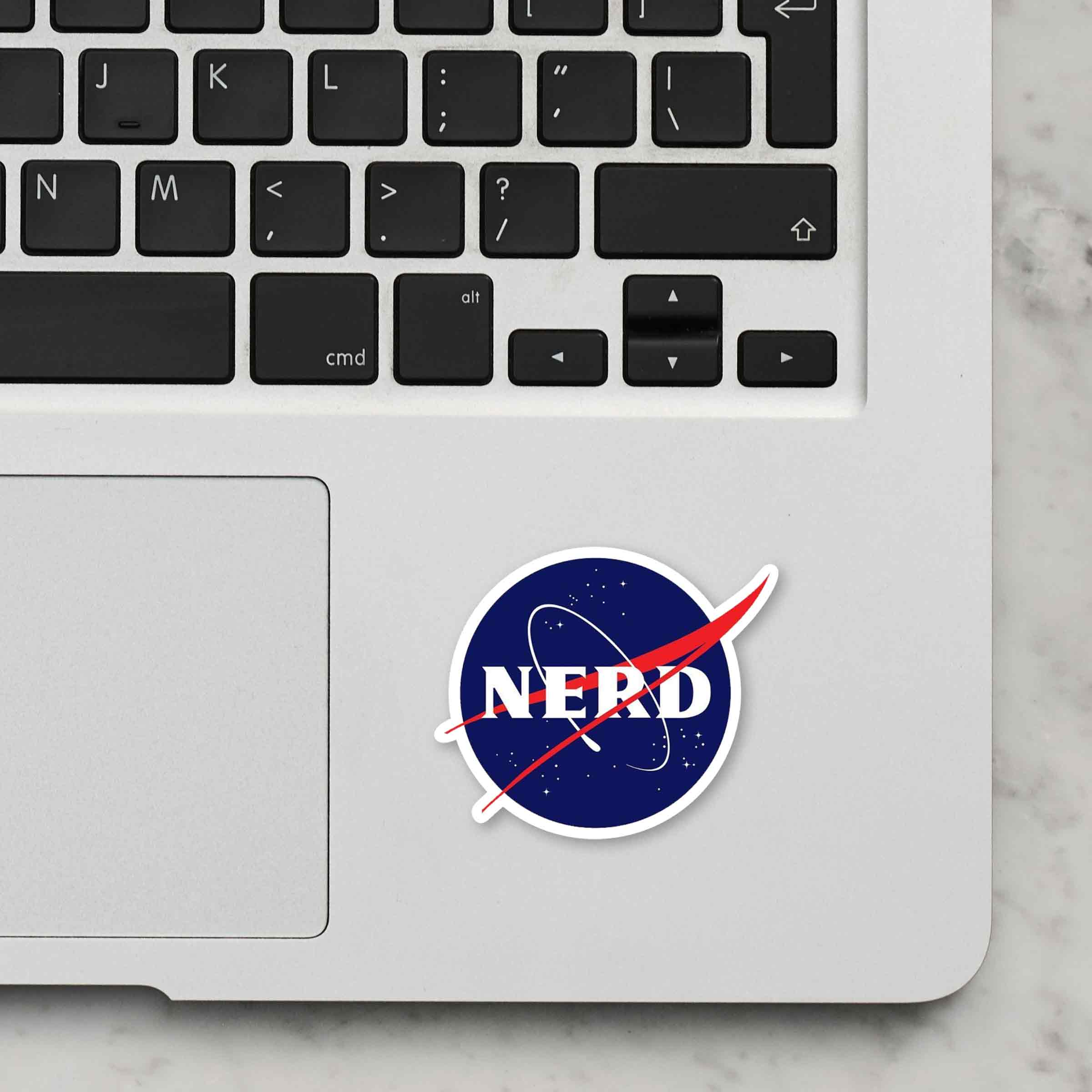 NERD Laptop Sticker Secondary image