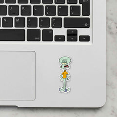 Squidward Tentacles Laptop Sticker