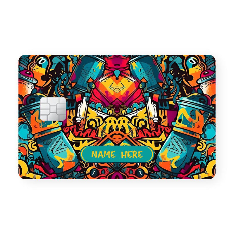 Debit Card Skins, Wraps & Covers and Credit Card Skins, Wraps & Covers India. Debit Card Stickers with printed & cartoon designs. Main image
