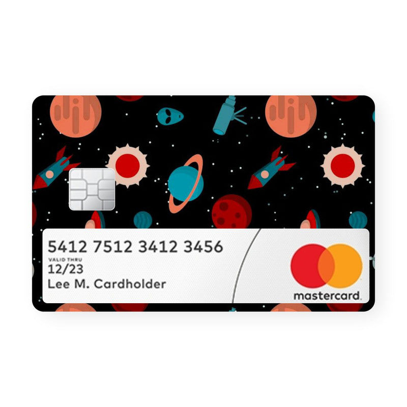 Alien In Space Card With Window Secondary image