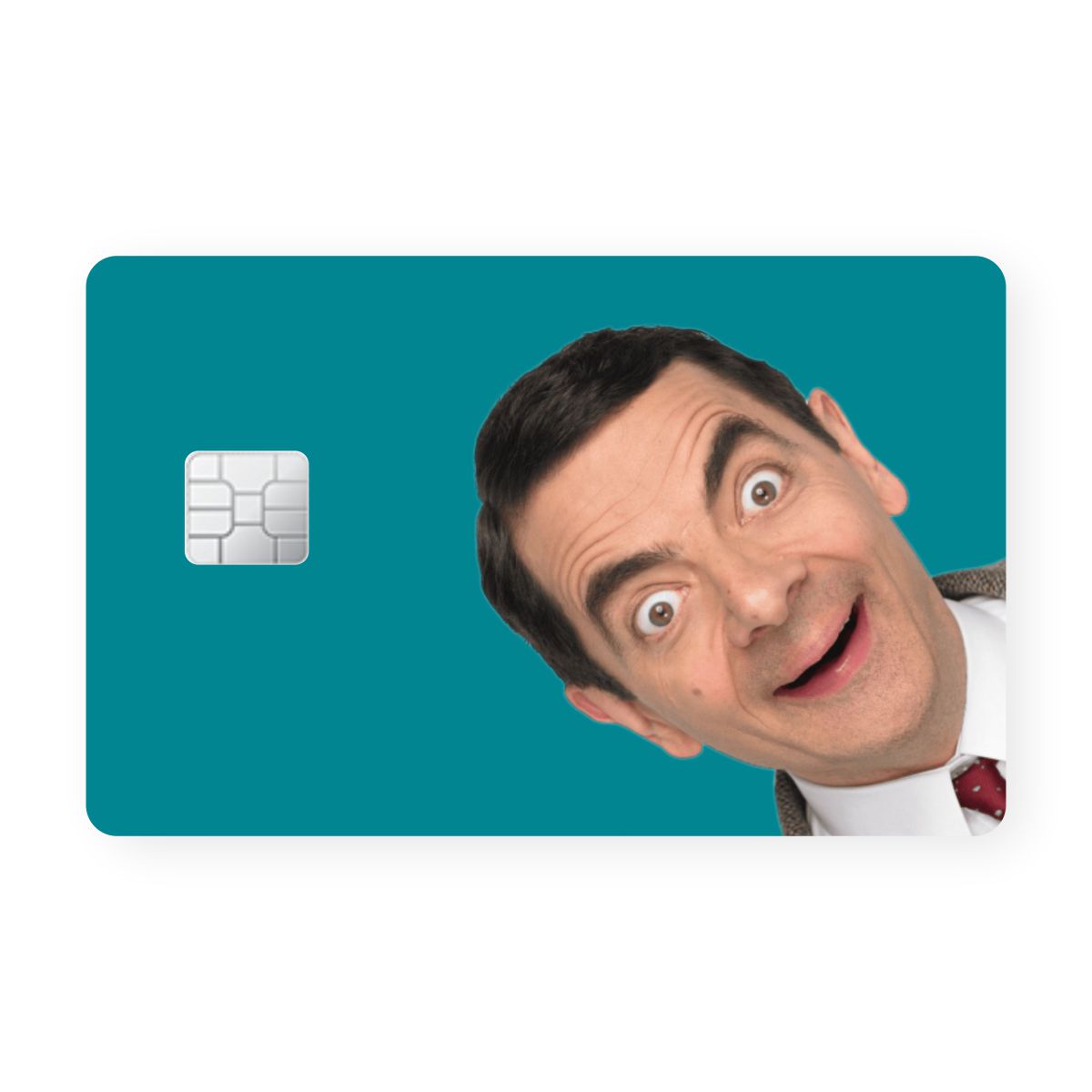 Mr Bean Face Cartoon Card Secondary image