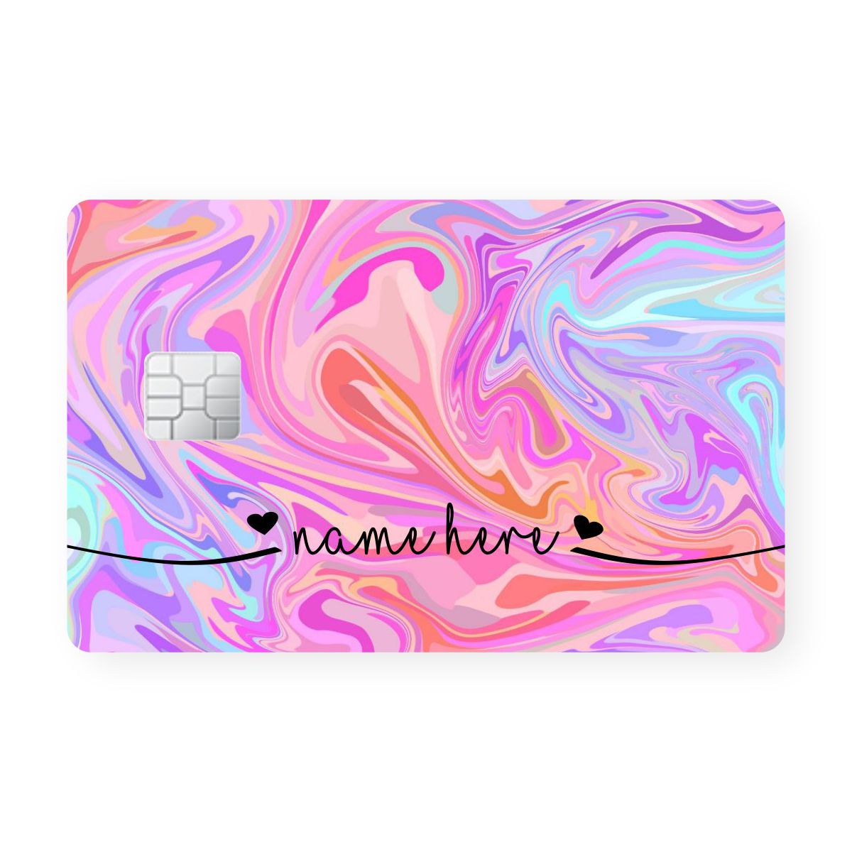 Liquid Swirl -Custom Name Card Secondary image