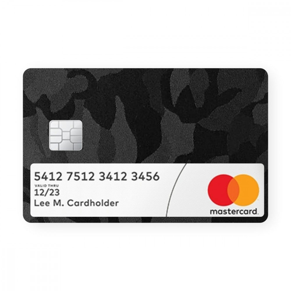 Black Camo Card With Window Secondary image