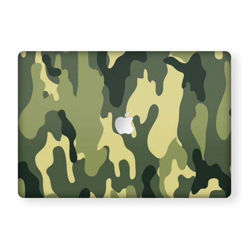 Macbook Green Camouflage Laptop Skins Main image