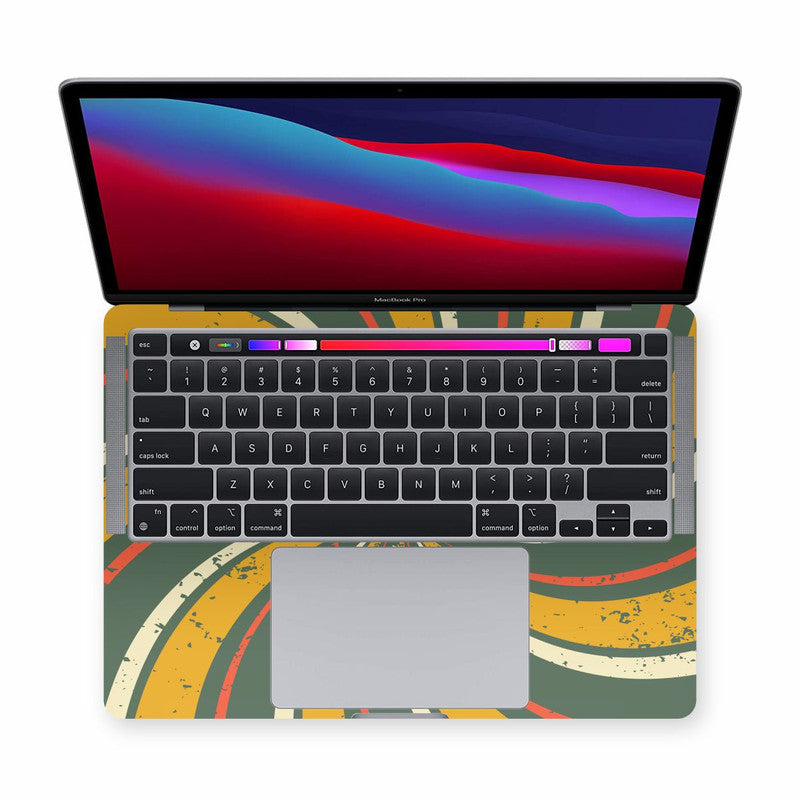 Macbook Grunge Retro Laptop Skin Secondary image