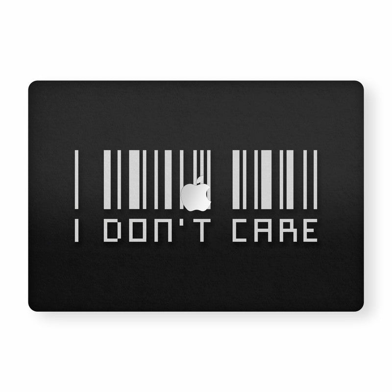 Macbook I Don't Care Laptop Skins Secondary image