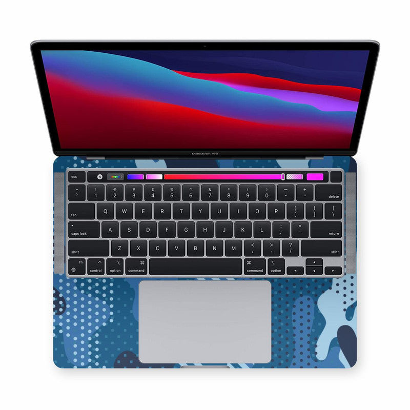 Macbook Military Blue Laptop Skins Secondary image