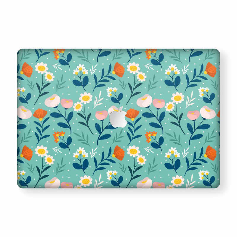 Macbook Blooming Flower 3 Laptop Skin