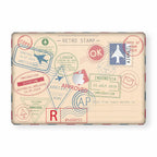 Macbook Retro Stamps Laptop Skins