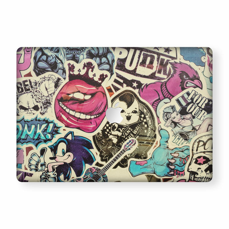 Macbook Vintage Punk Laptop Skins Main image