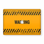 Macbook Warning Laptop Skin