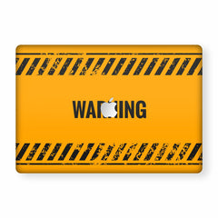 Macbook Warning Laptop Skin