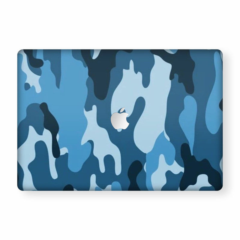 Macbook Blue Camouflage Laptop Skins Main image