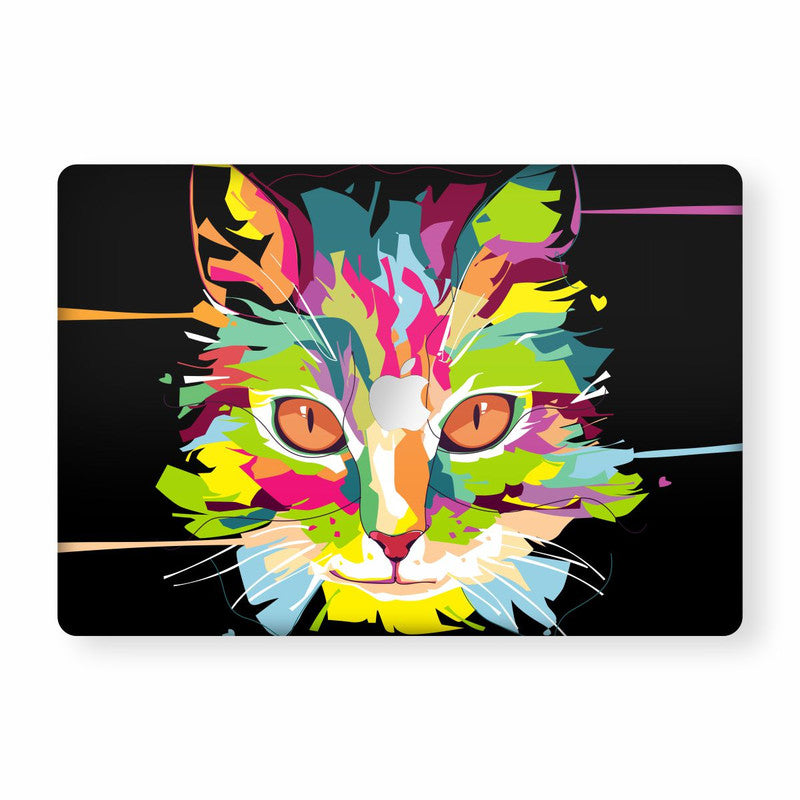 Macbook Colour Cat Laptop Skins