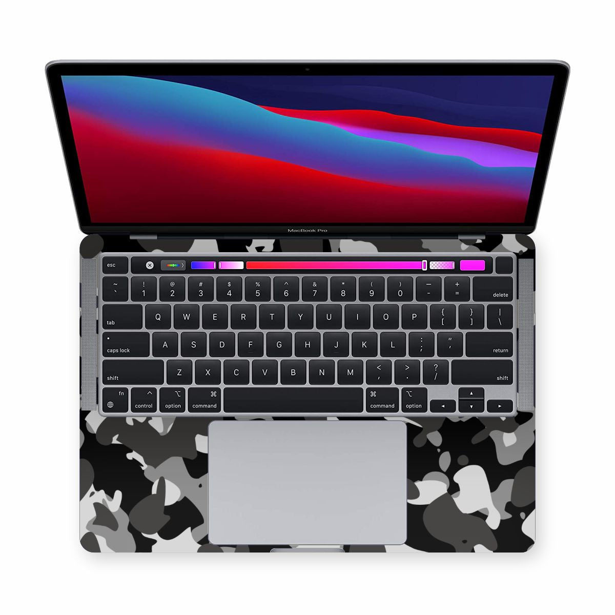 Macbook Army Grey Laptop Skins Secondary image