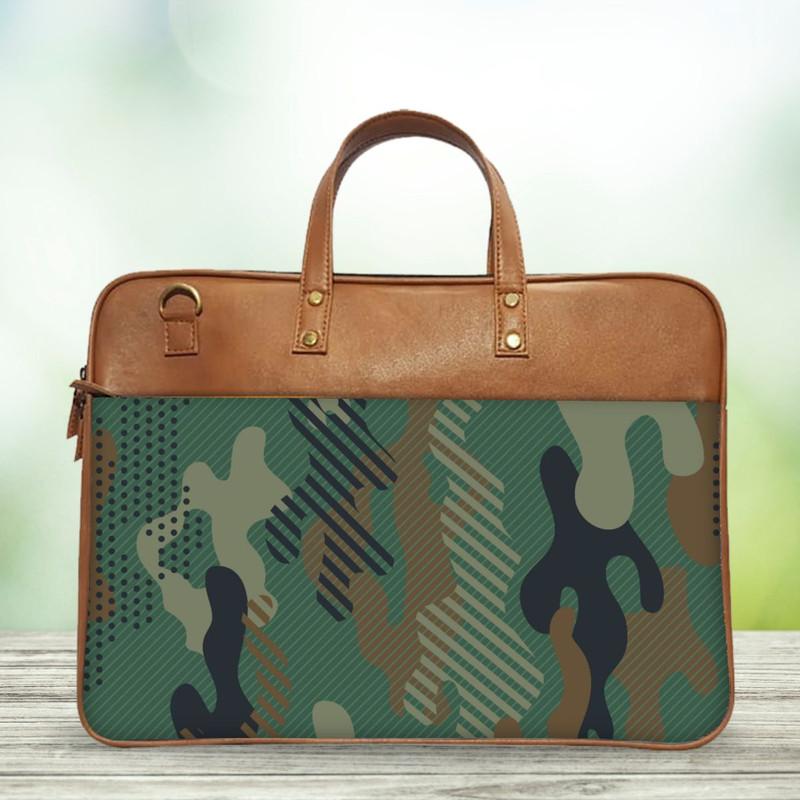 Military Camo Classic Laptop Bag Secondary image