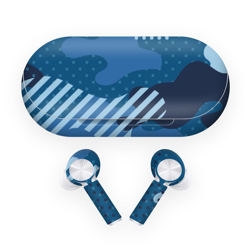 Buds Z Military Blue Skins Main image