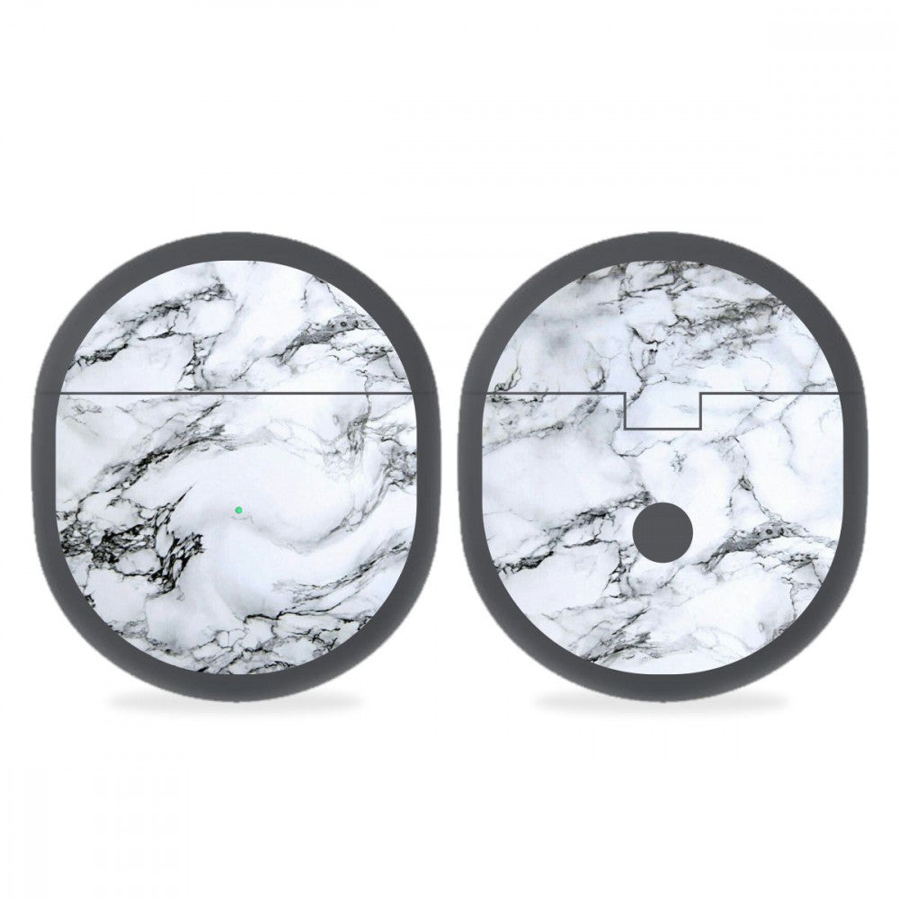 Oneplus Buds White Marble Skins