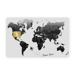 All Over The World Custom Name Card Skin