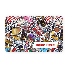 Cartoon Art Custom Name Card Skin