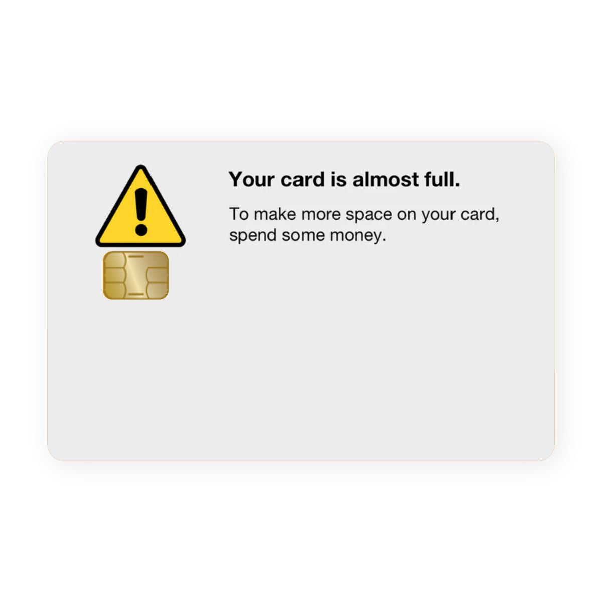 Spend Money Card