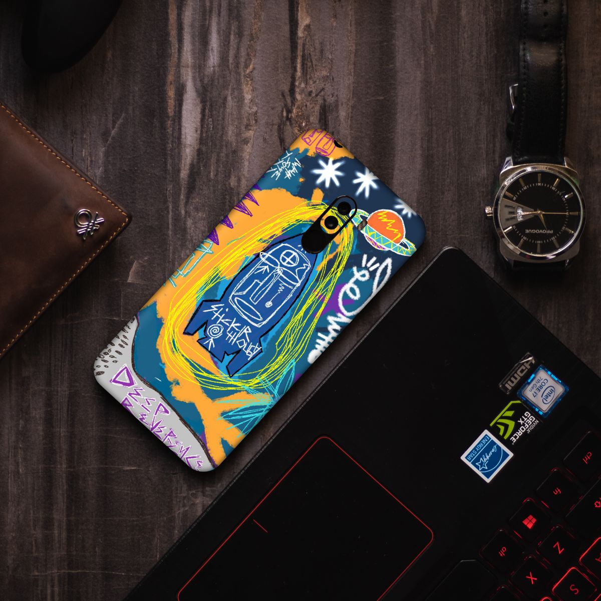 Printed Mobile Stickers/Skins, Wraps & Covers India. Main image