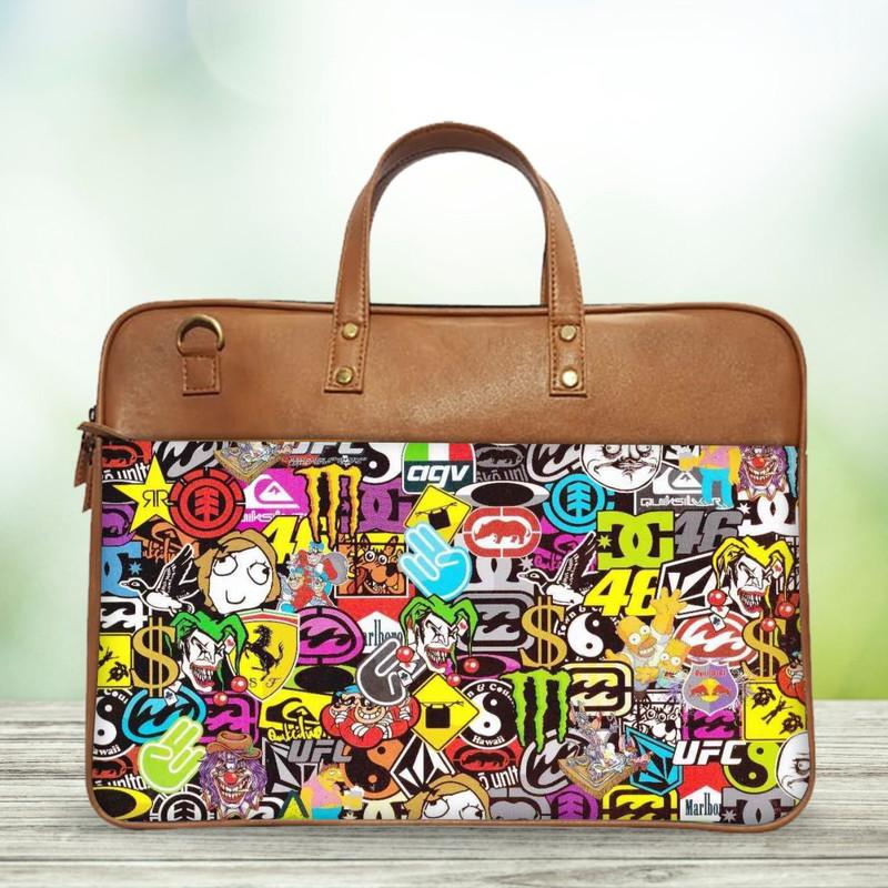 Sticker Bomb Classic Laptop Bag Secondary image