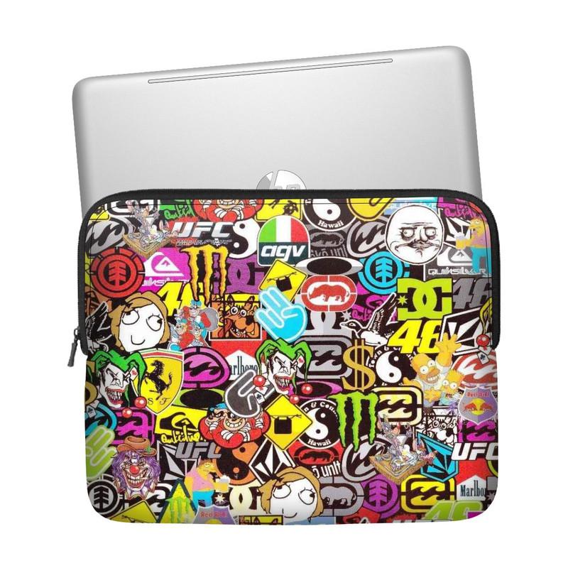 Sticker Bomb Laptop Sleeve Secondary image