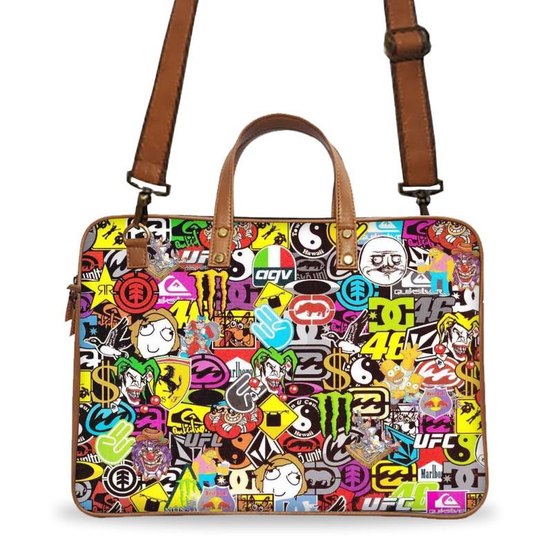 Sticker Bomb Deluxe Laptop Bag Secondary image