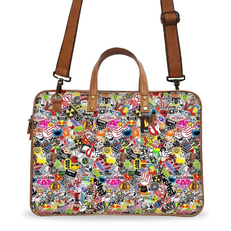 Customised Laptop Bags & Leathe rprinted laptop bags by WrapCart India. Durable best quality bags for laptops in India.