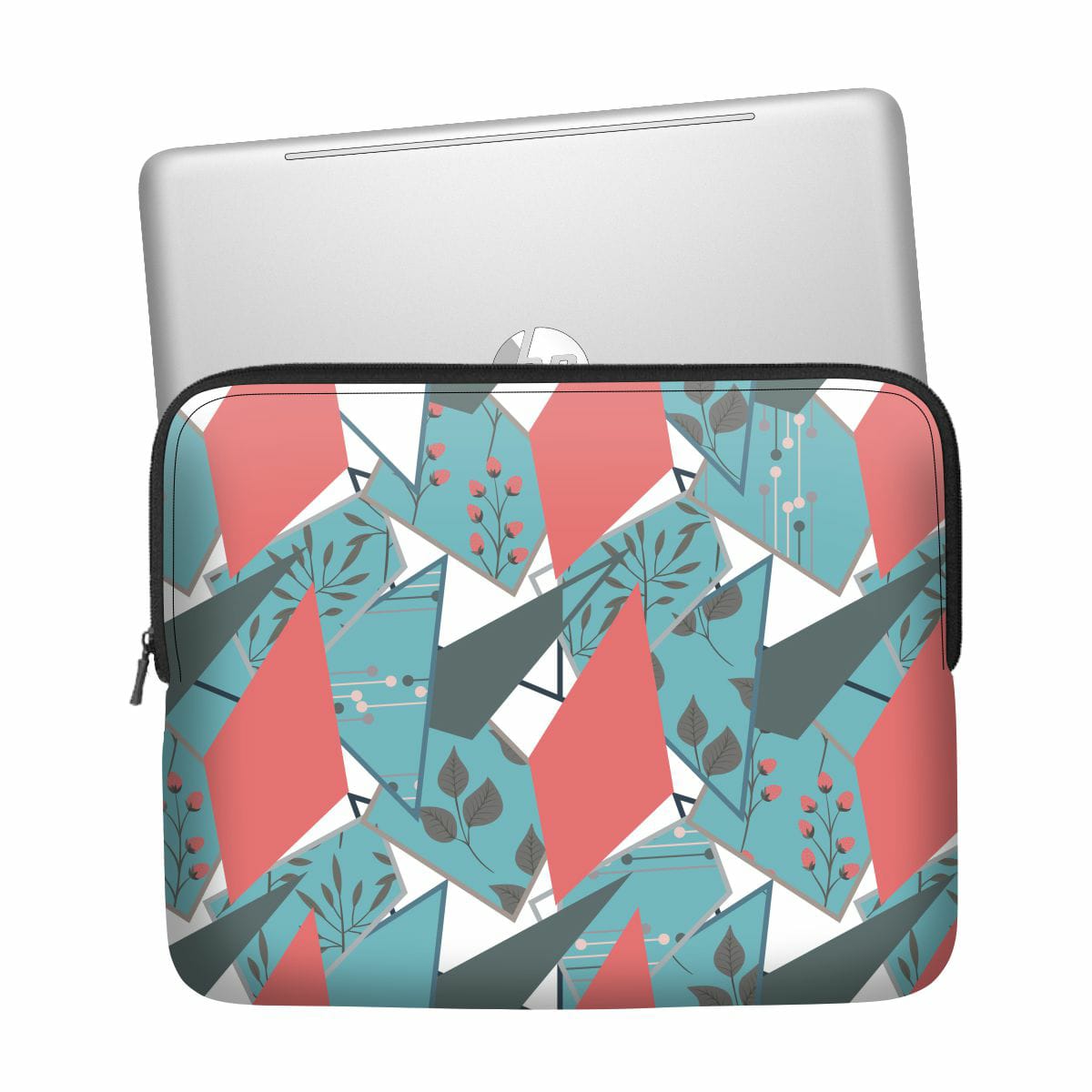 Red and Blue Pendants Laptop Sleeve Main image